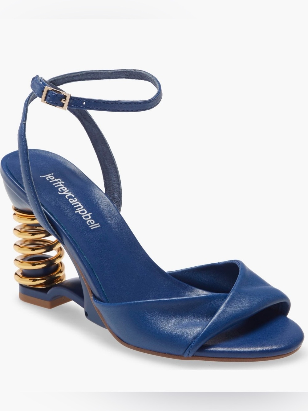 Jeffrey Campbell Sprung Spring Blue Heel Sandal